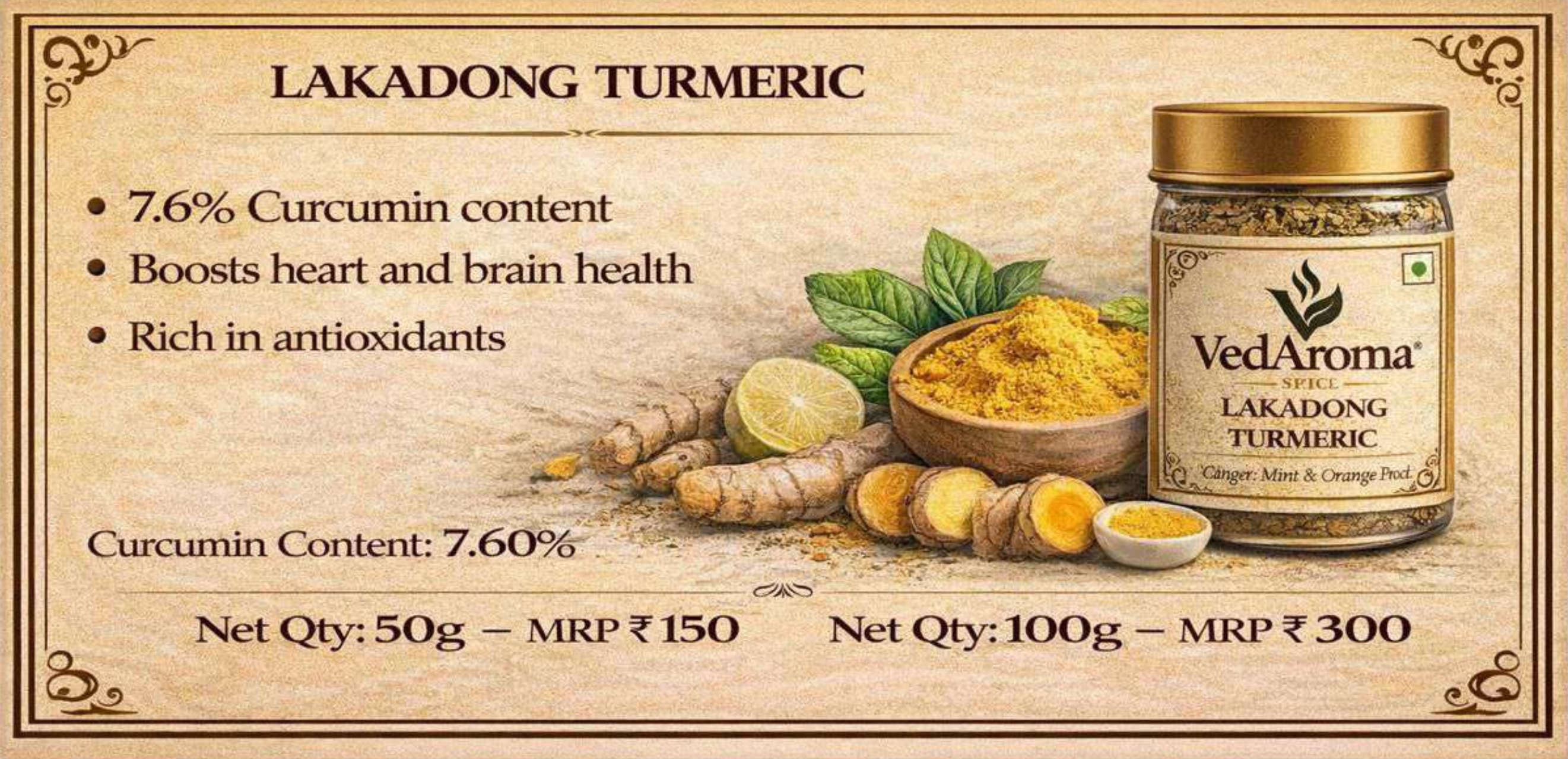 Lakadong Turmeric